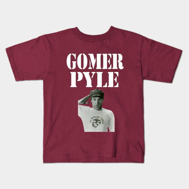 Gomer Pyle (Jim Nabors ) Kids T-Shirt by CS77